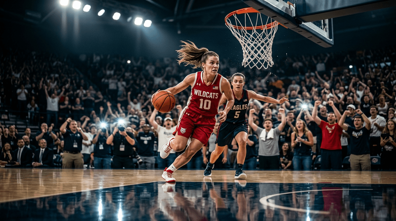 Emily Wilson Basketball action photo
