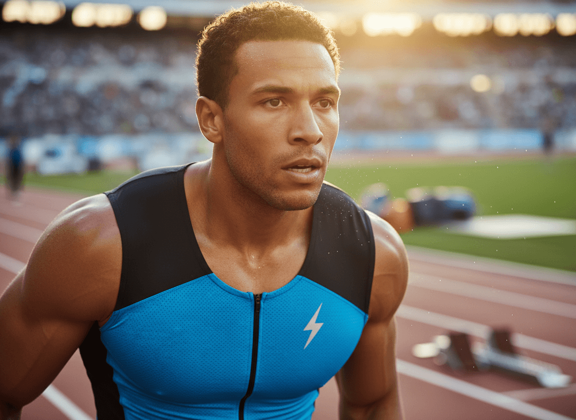 Mark Jacobs athlete action portrait