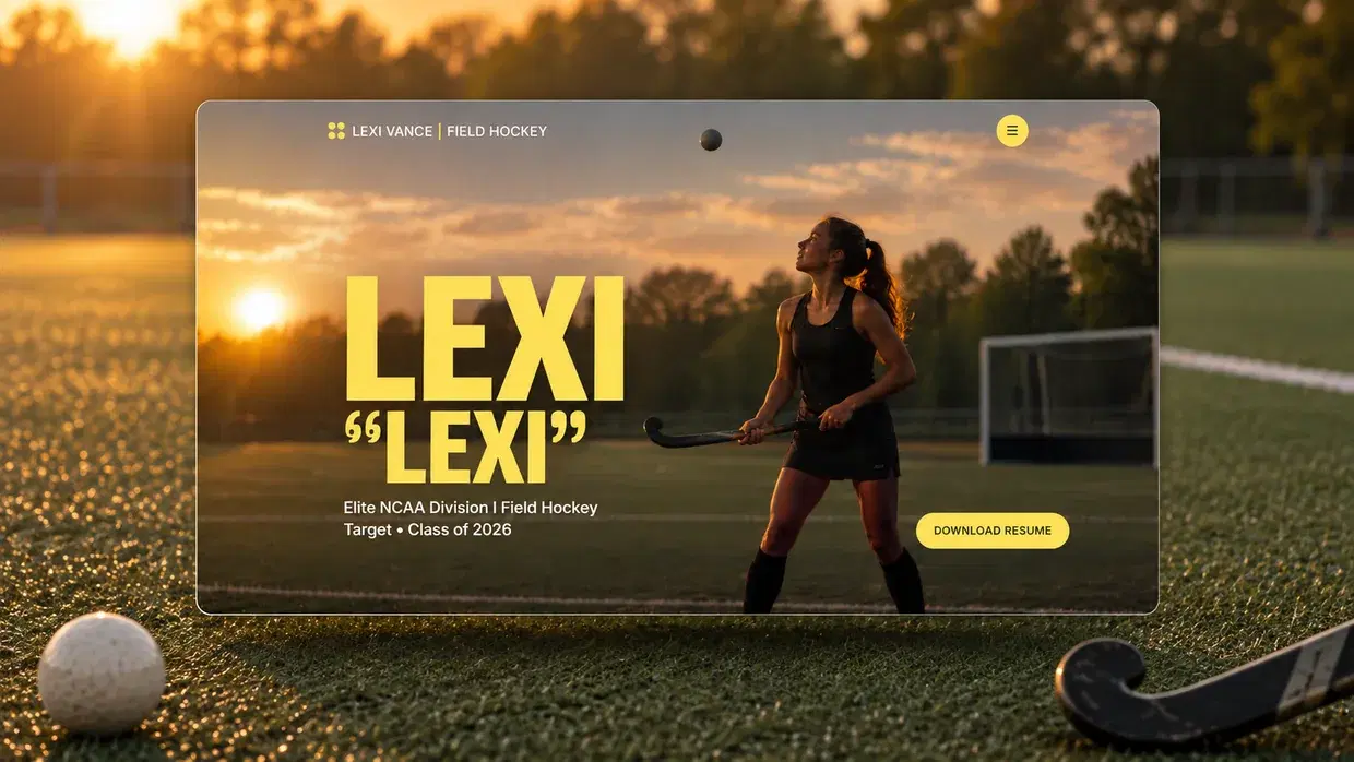 Field Hockey Pitch Template