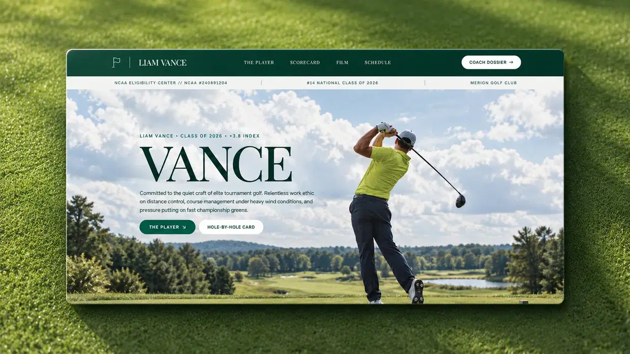 Golf Course Template