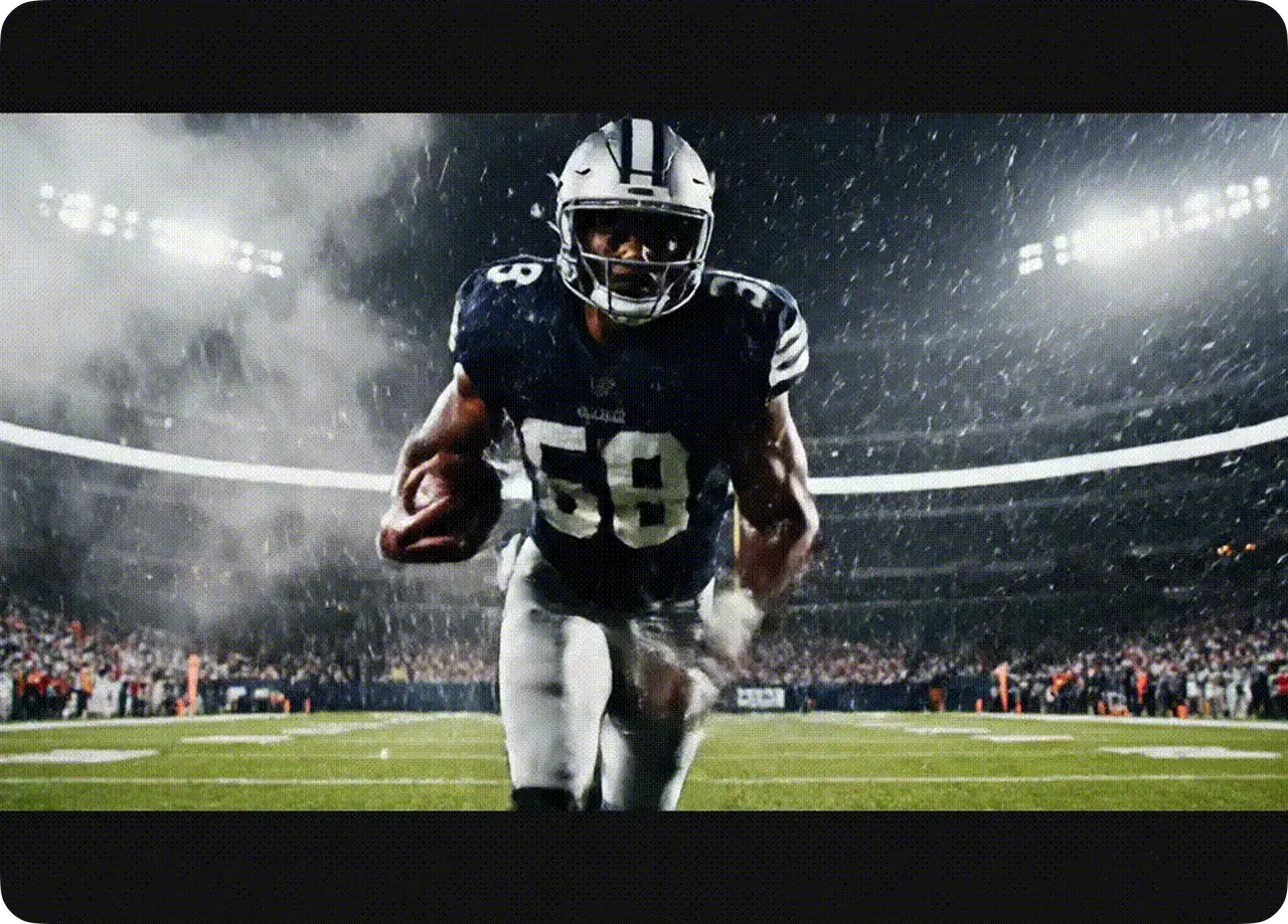 Football stadium highlight still